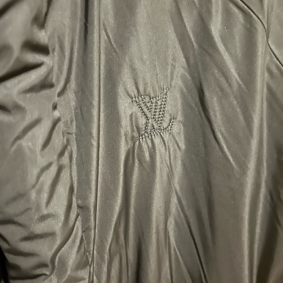 LVSE Flower Quilted Hoodie Reversible Jacket, sz 50, Black - Authentic NWOT - Picture 14 of 16